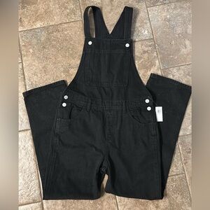 NWT old navy black overalls size youth xl